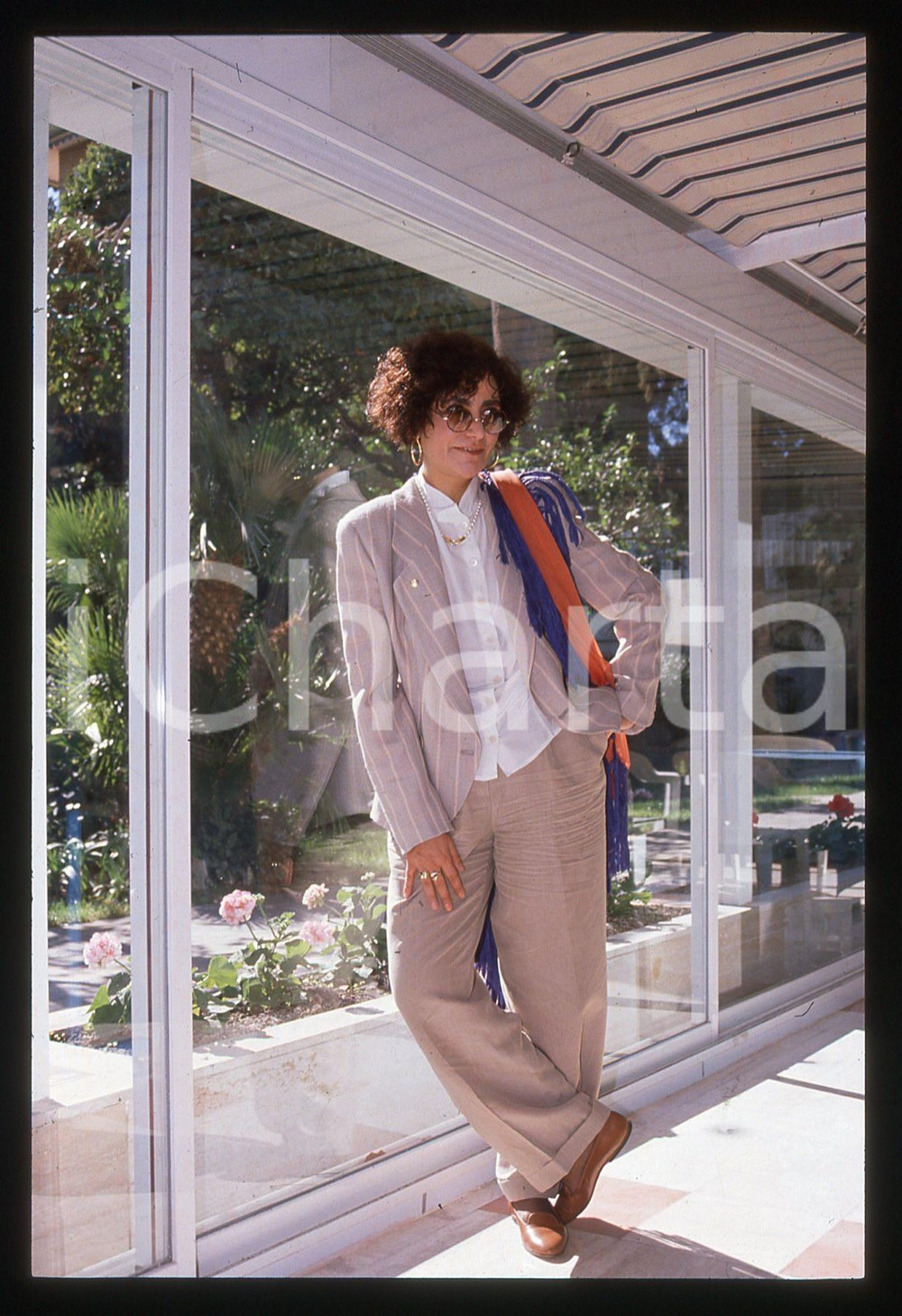35mm vintage slide* 1990 ca MUSICA - Mia MARTINI Ritratto della cantante (7)