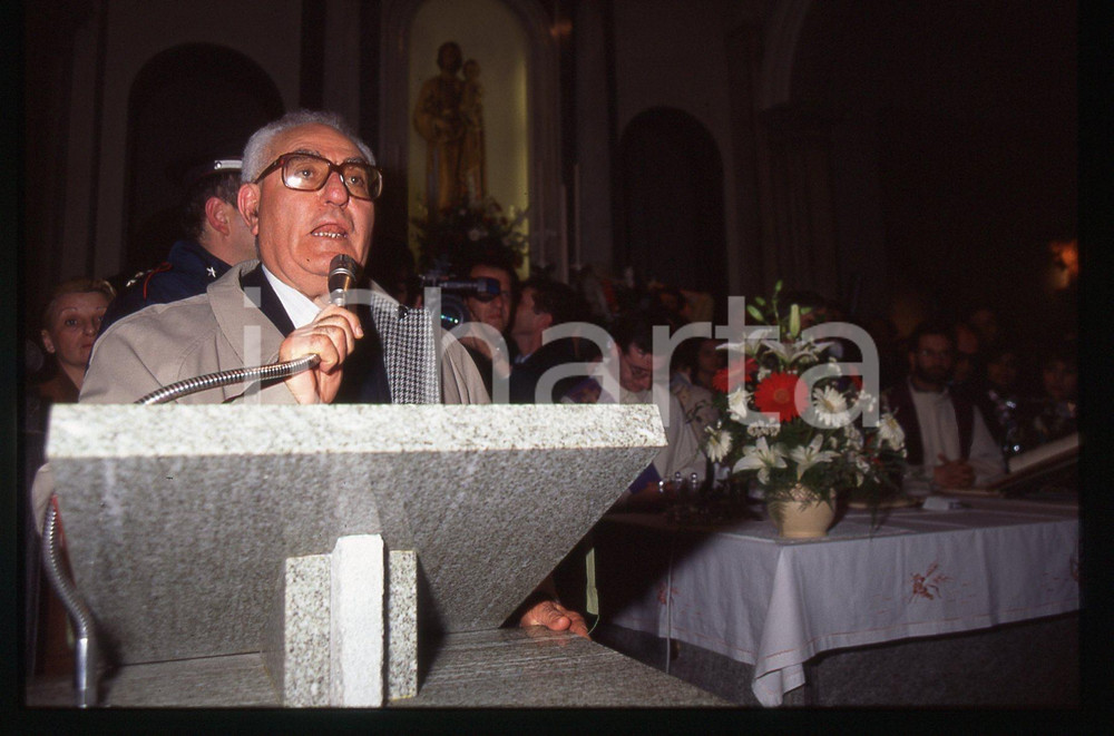 35mm vintage slide* 1995 BUSTO ARSIZIO Funerali di Mia MARTINI Giuseppe BERTÉ 21