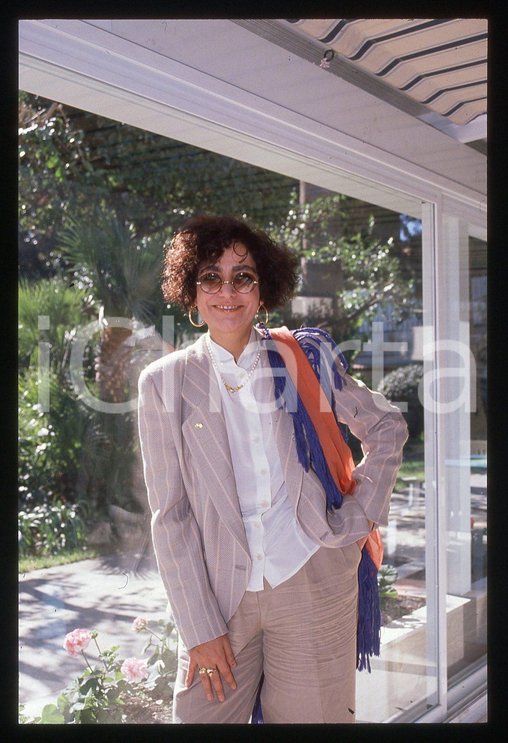 35mm vintage slide* 1990 ca MUSICA - Mia MARTINI Ritratto della cantante (17)