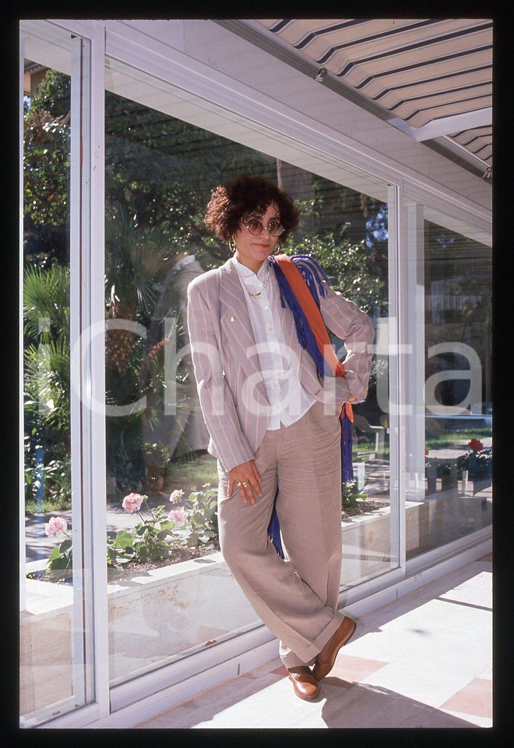 35mm vintage slide* 1990 ca MUSICA - Mia MARTINI Ritratto della cantante (15)