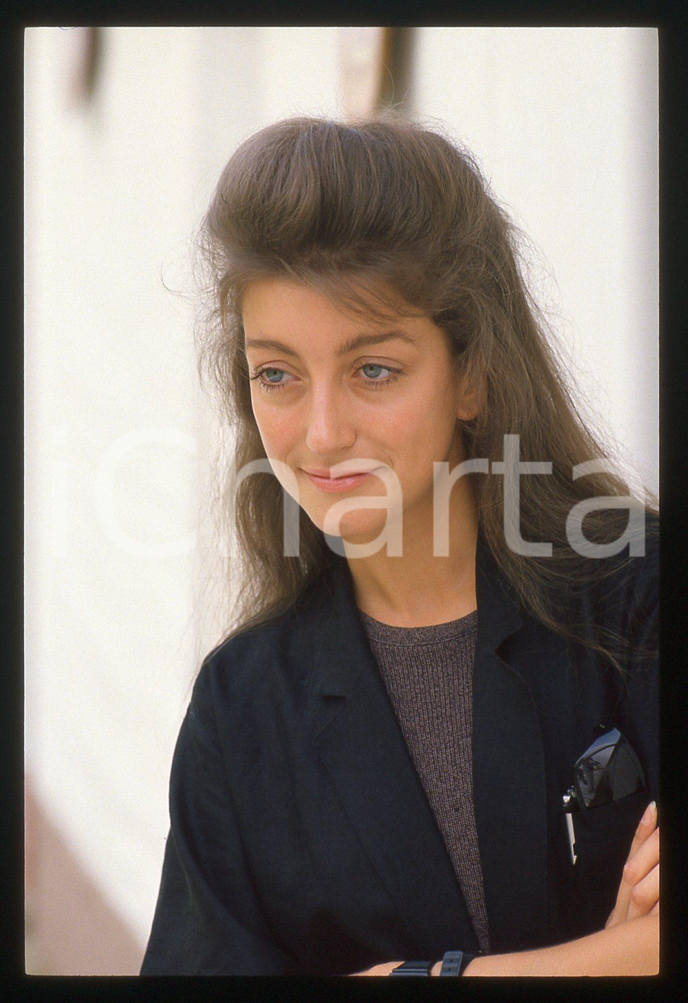 35mm vintage slide* 1984 FESTIVAL VENEZIA Pascale OGIER Ritratto dell'attrice 23
