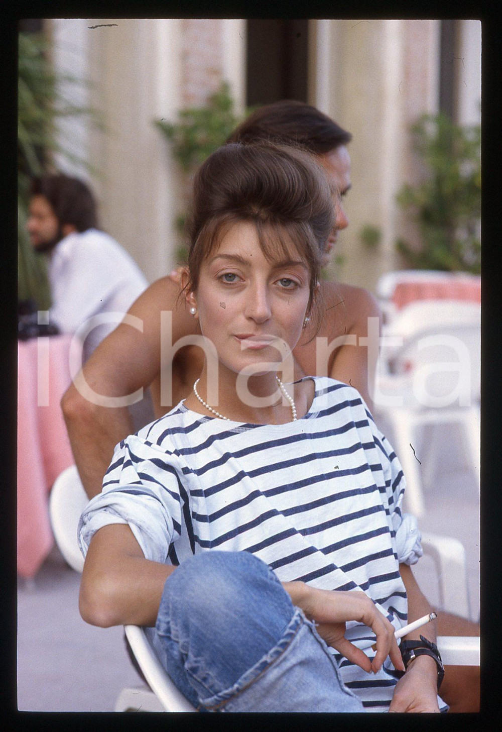 35mm vintage slide* 1984 FESTIVAL VENEZIA Pascale OGIER Ritratto dell'attrice 70