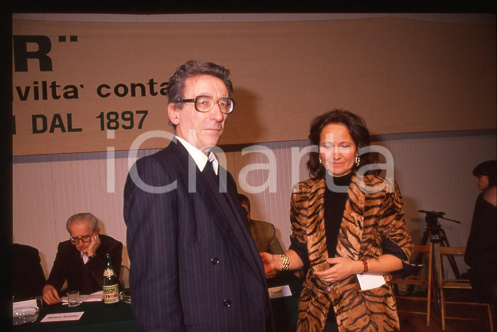 35mm vintage slide* 1990 PERCOTO - Giannola NONINO e Franco LOI al Premio NONINO