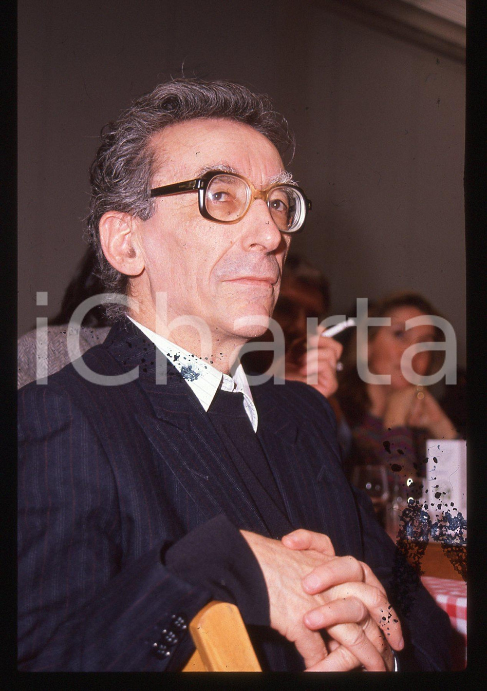 35mm vintage slide* 1990 PERCOTO - Franco LOI Ritratto vincitore Premio NONINO 2