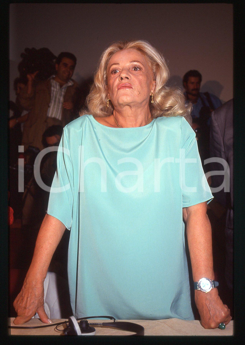 35mm vintage slide* 1990 ca COSTUME - Jeanne MOREAU Ritratto dell'attrice