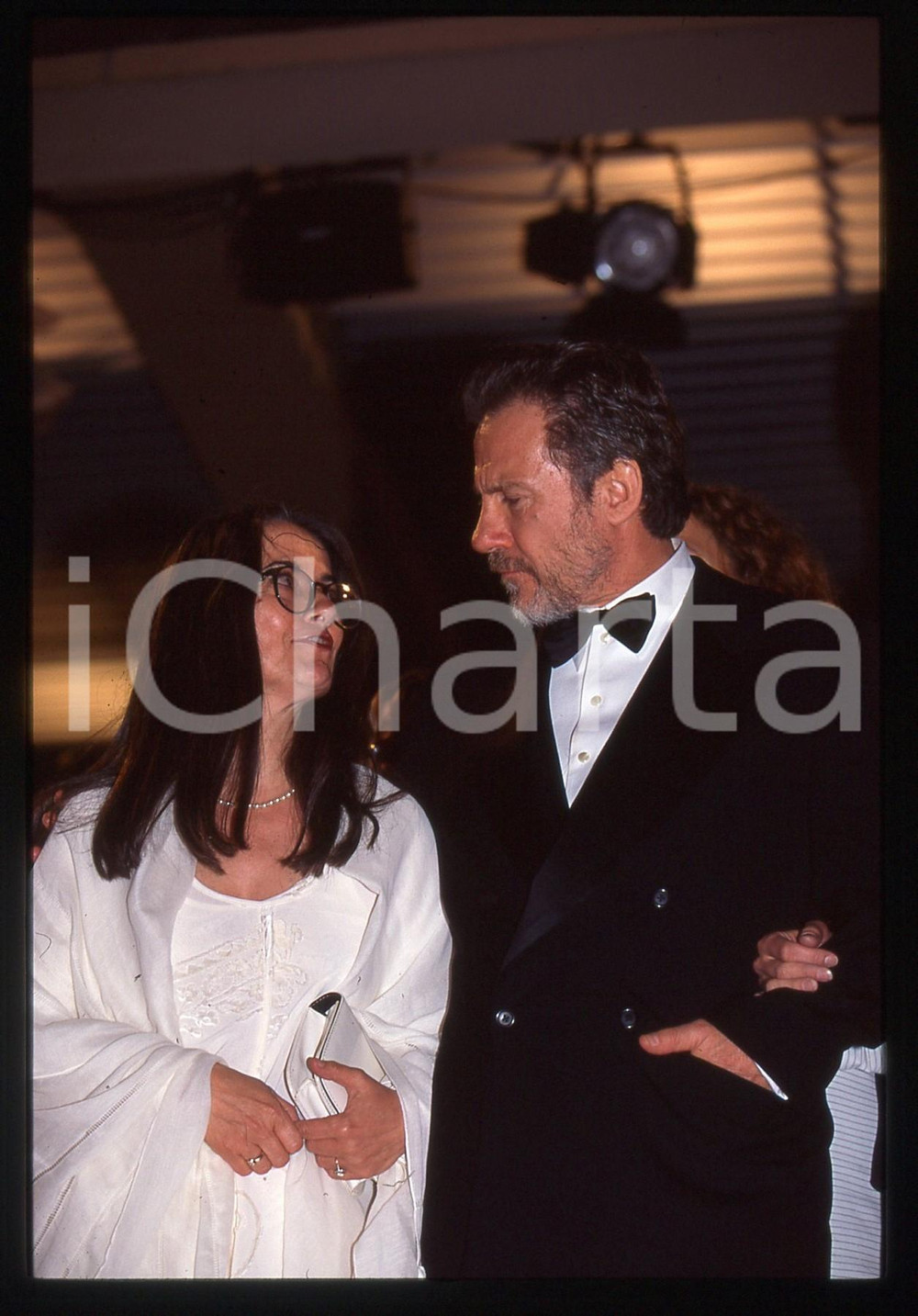 35mm vintage slide* 1995 FESTIVAL CANNES - Harvey KEITEL Eleni KARAINDROU (4)