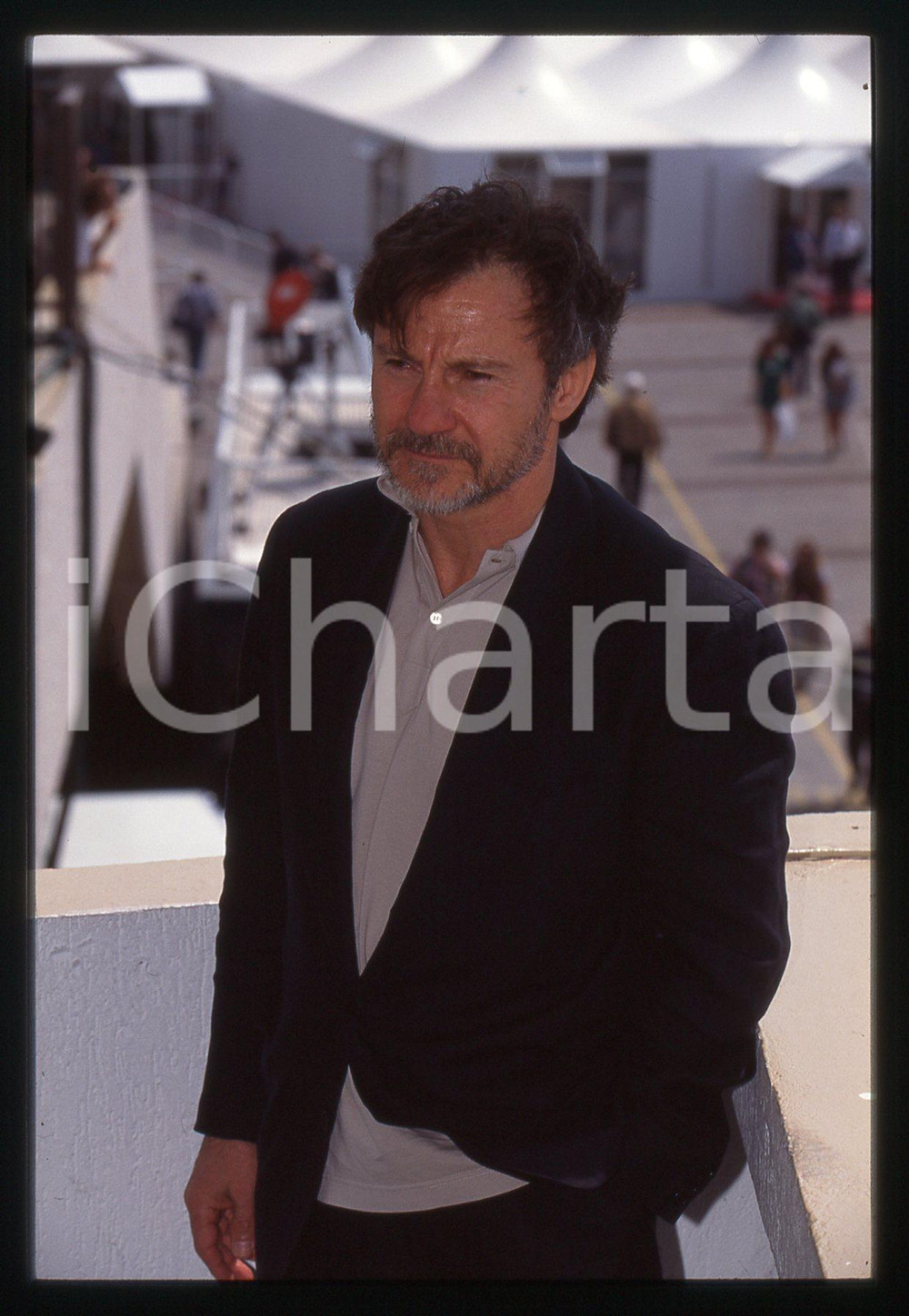 35mm vintage slide* 1995 FESTIVAL CANNES Harvey KEITEL Photocall ULYSSES' GAZE 3