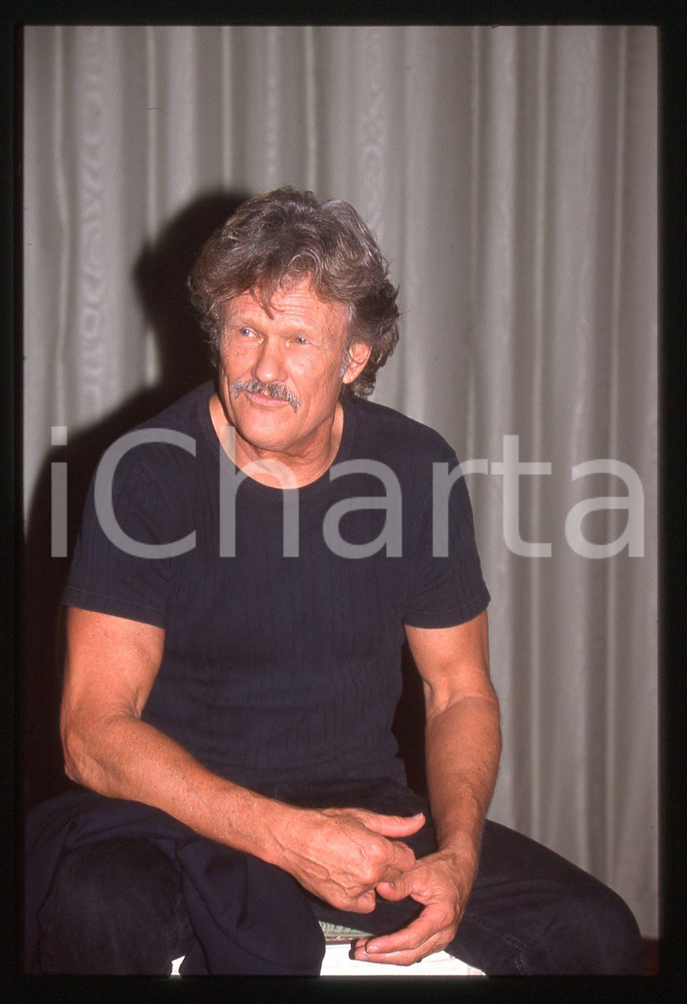 35mm vintage slide* 1998 VENEZIA LIDO Kris KRISTOFFERSON Ritratto dell'attore 14