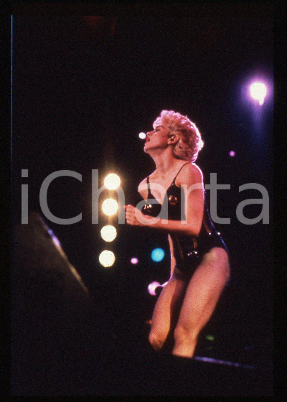 35mm vintage slide* 1990 MADONNA Louise Veronica CICCONE BLONDE AMBITION TOUR 73