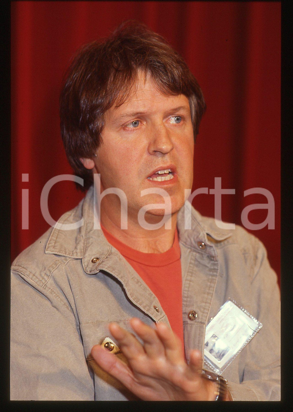 35mm vintage slide* 1984 FESTIVAL CANNES - Pat O'CONNOR Ritratto del regista (4)