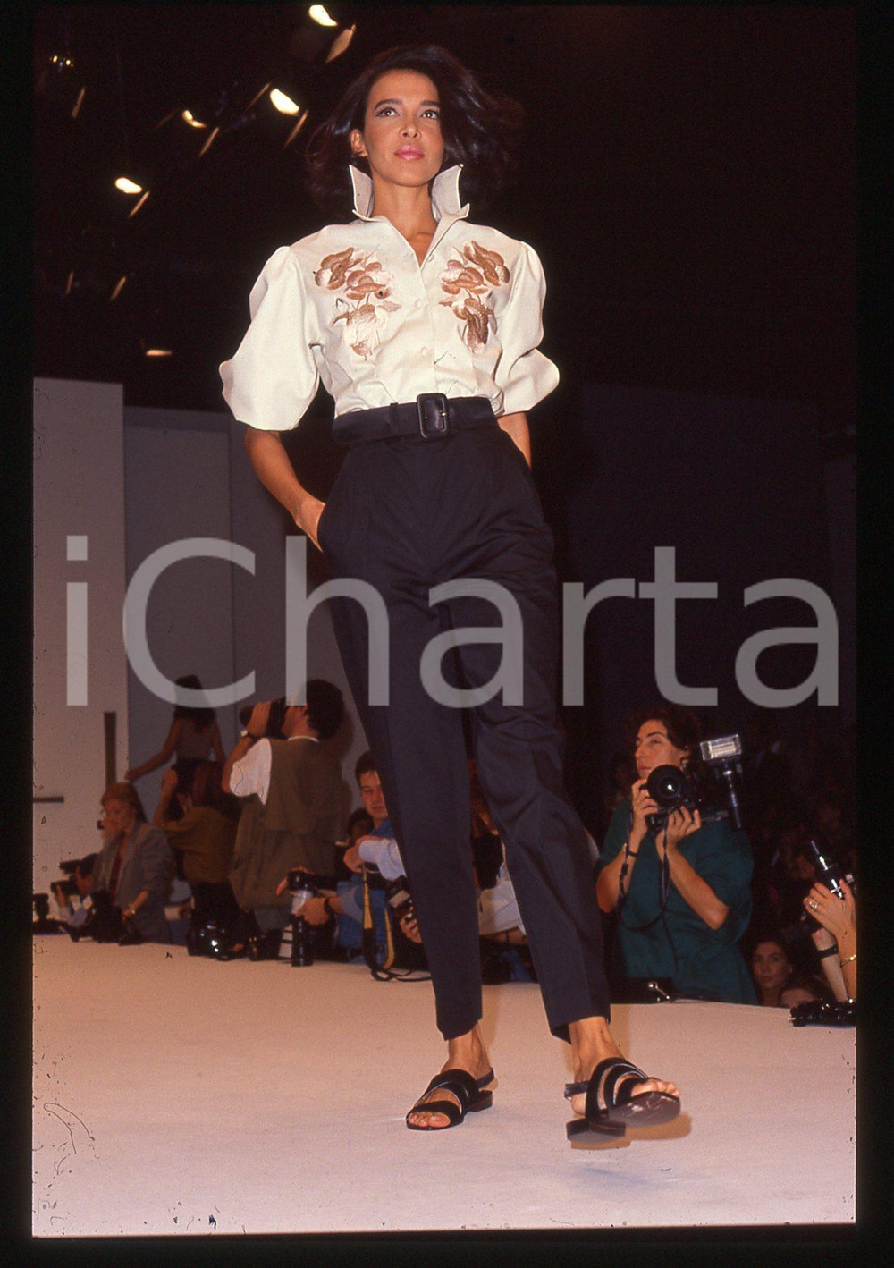 35mm vintage slide* 1991 MILANO MODA CASSOLI Sfilata primavera-estate (35)