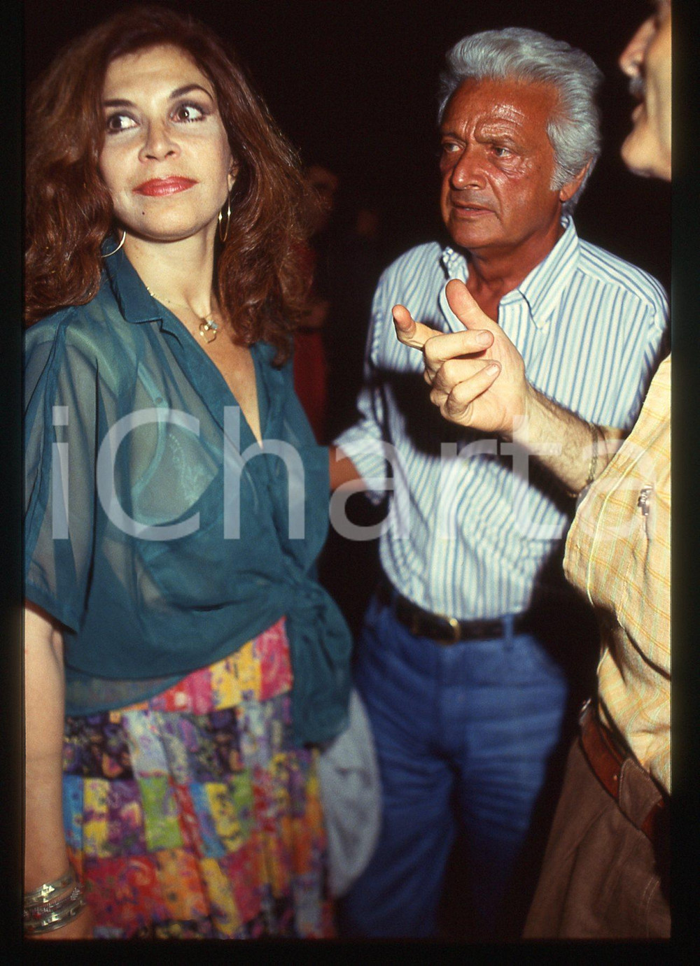 35mm vintage slide* 1994 ROMA - Ida DI BENEDETTO e Massimo COLUCCI