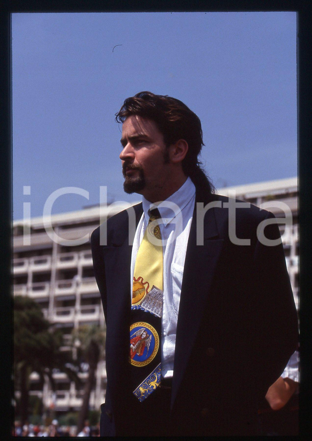 35mm vintage slide* 1993 FESTIVAL CANNES - Charlie SHEEN (10)