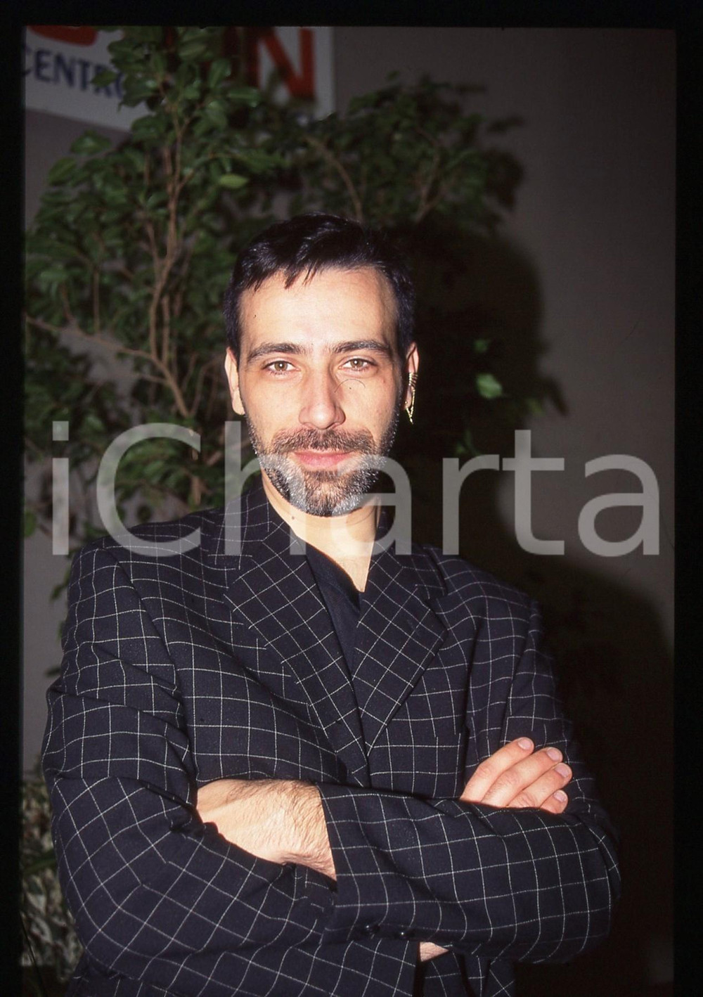 35mm vintage slide* 1997 FESTIVAL SANREMO - Fabio RICCI dei JALISSE