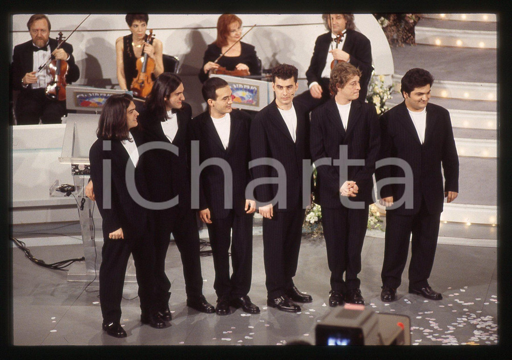 35mm vintage slide* 1995 FESTIVAL SANREMO - NERI PER CASO