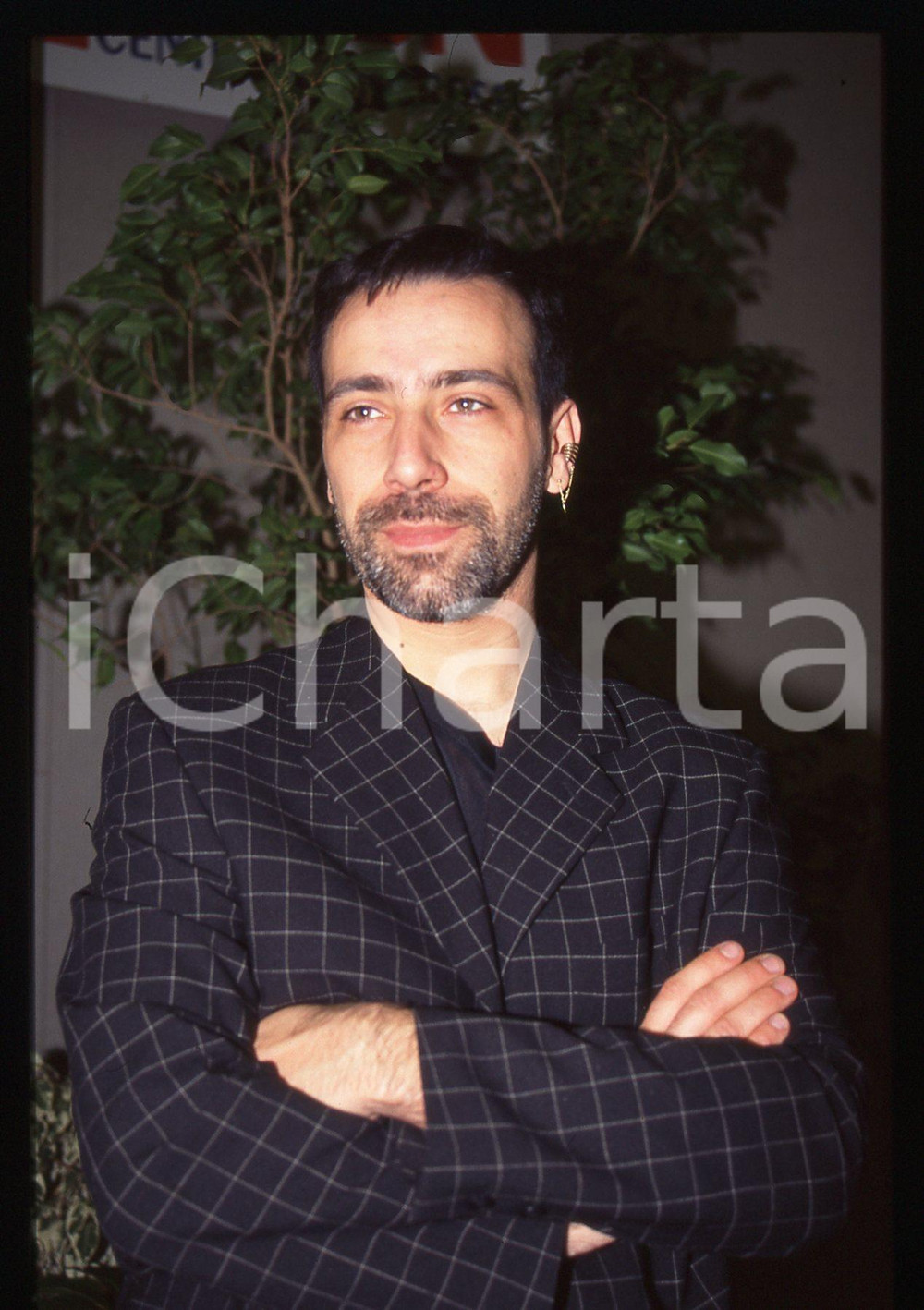 35mm vintage slide* 1997 FESTIVAL SANREMO - Fabio RICCI dei JALISSE (9)