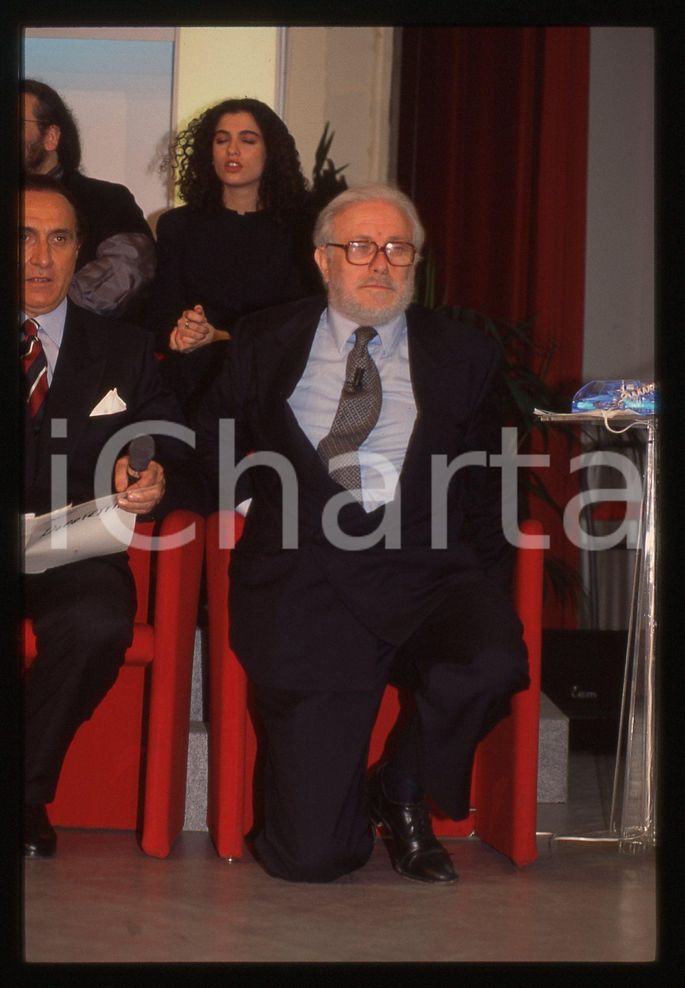 Fotografia d epoca originale 35mm vintage slide 1995 FESTIVAL SANREMO  Luciano DE CRESCENZO 1