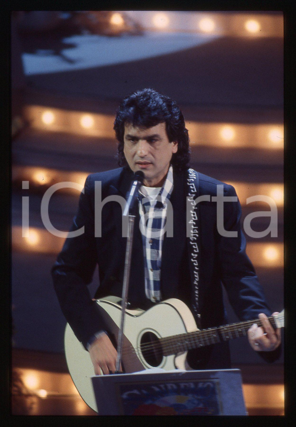 35mm vintage slide* 1995 FESTIVAL SANREMO - Toto CUTUGNO
