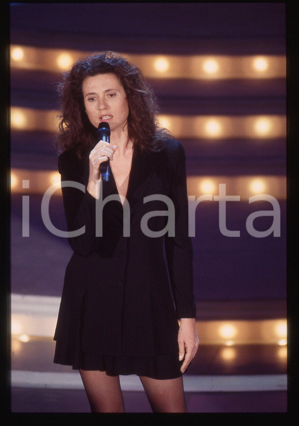 35mm vintage slide* 1995 FESTIVAL SANREMO - Gigliola CINQUETTI