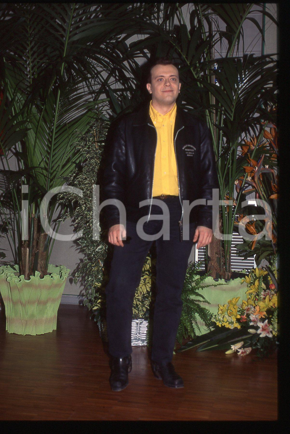 35mm vintage slide* 1995 FESTIVAL SANREMO - Max PEZZALI