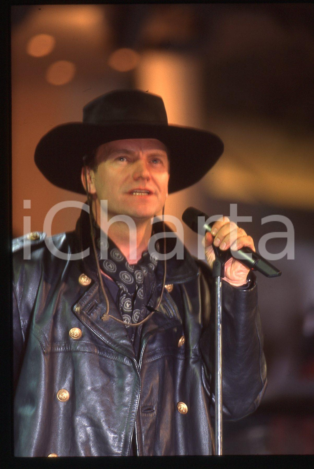 35mm vintage slide* 1995 FESTIVAL SANREMO - STING (2)