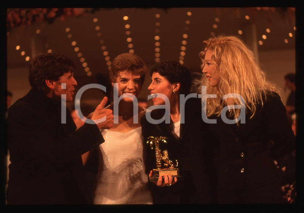 35mm vintage slide* 1995 FESTIVAL SANREMO Ivana SPAGNA Gianni Morandi GIORGIA 3