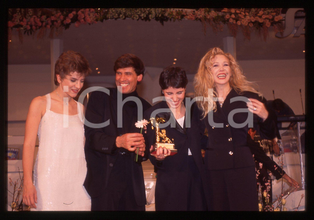 35mm vintage slide* 1995 FESTIVAL SANREMO Ivana SPAGNA Gianni Morandi GIORGIA 6