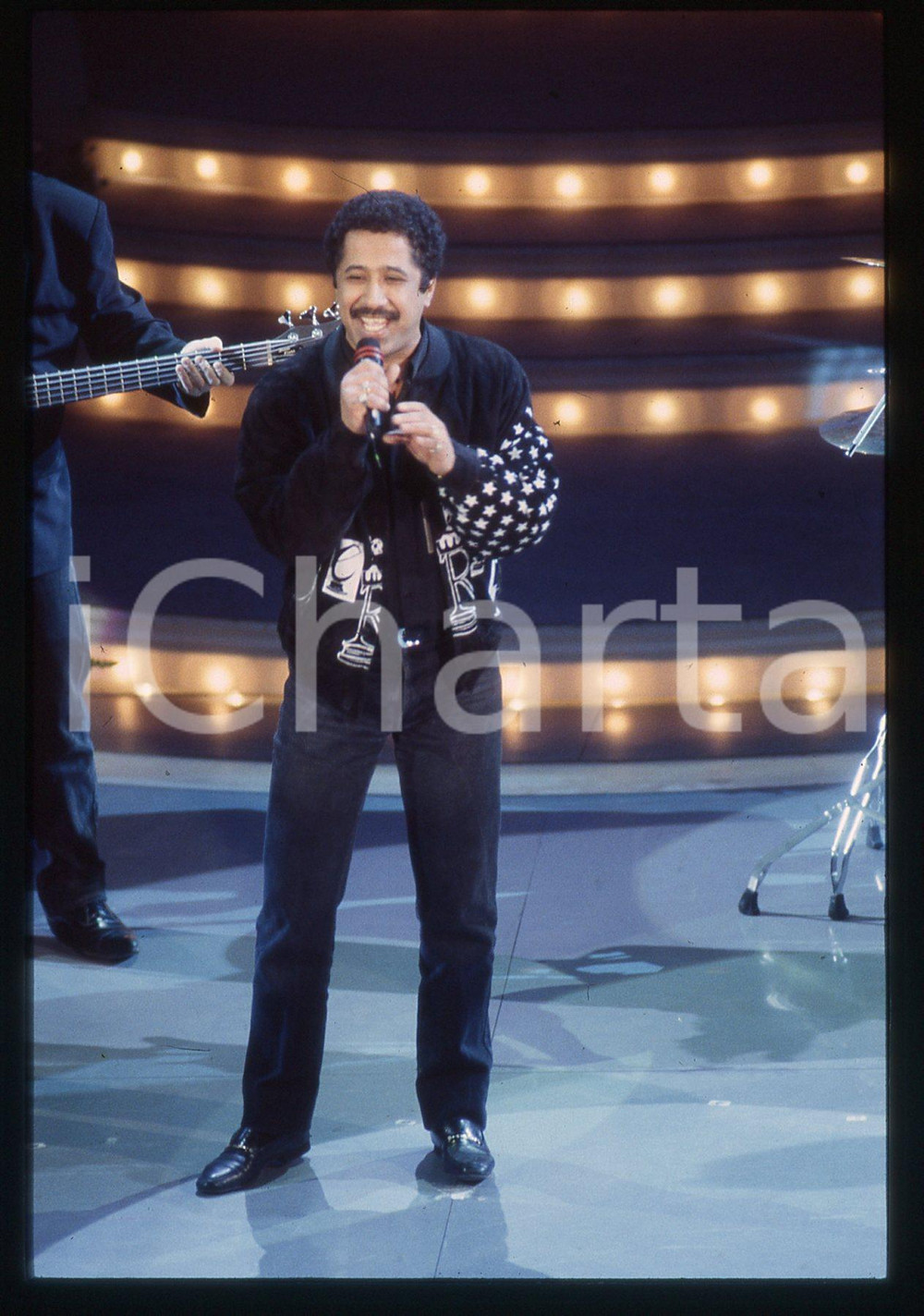 35mm vintage slide* 1995 FESTIVAL SANREMO - KHALED