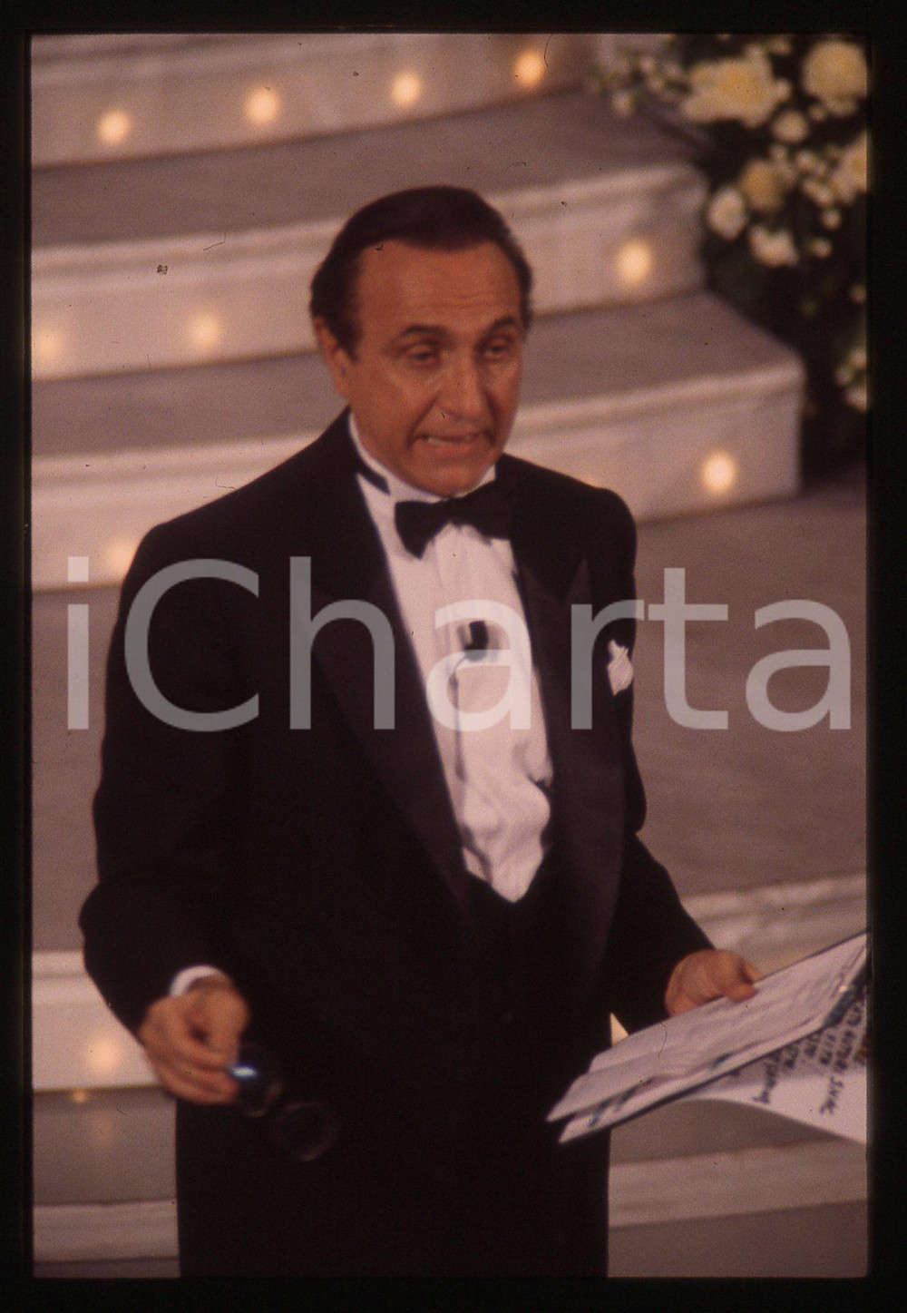 35mm vintage slide* 1995 FESTIVAL SANREMO - Pippo BAUDO (4)