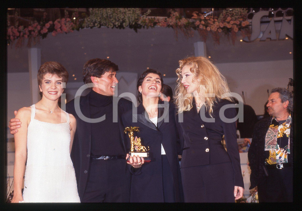 35mm vintage slide* 1995 FESTIVAL SANREMO Ivana SPAGNA Gianni Morandi GIORGIA 15
