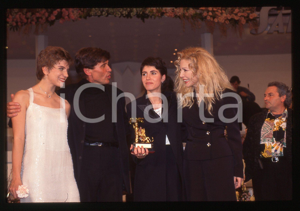 35mm vintage slide* 1995 FESTIVAL SANREMO Ivana SPAGNA Gianni Morandi GIORGIA 17