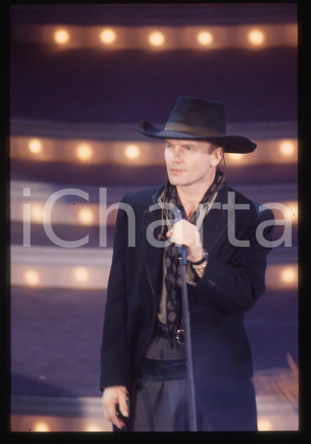 35mm vintage slide* 1995 FESTIVAL SANREMO - STING (3)