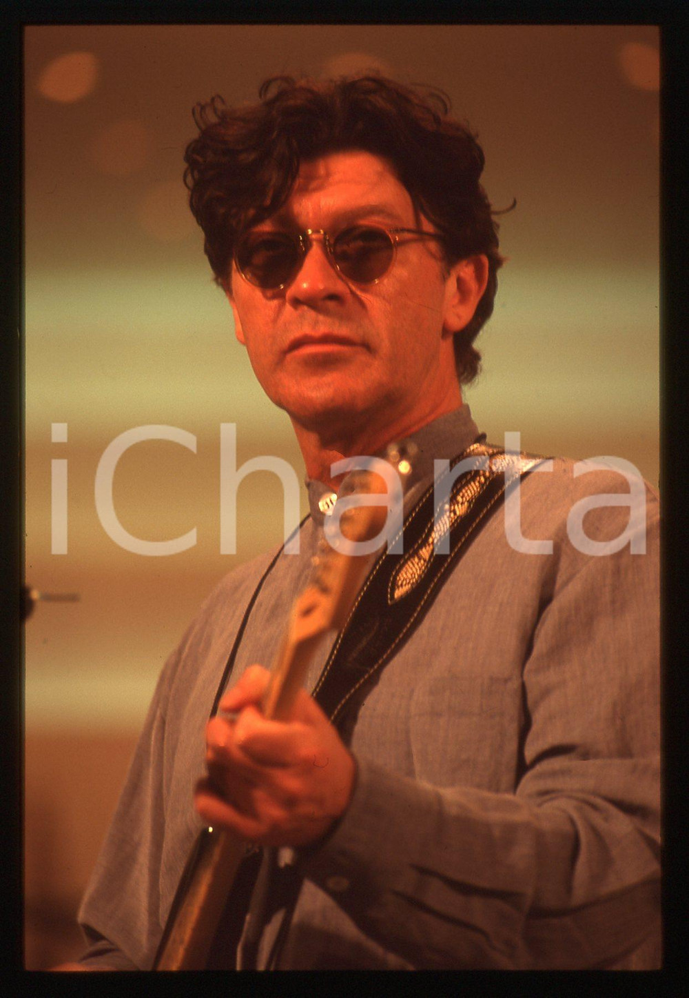 35mm vintage slide* 1995 FESTIVAL SANREMO - Robbie ROBERTSON (3)