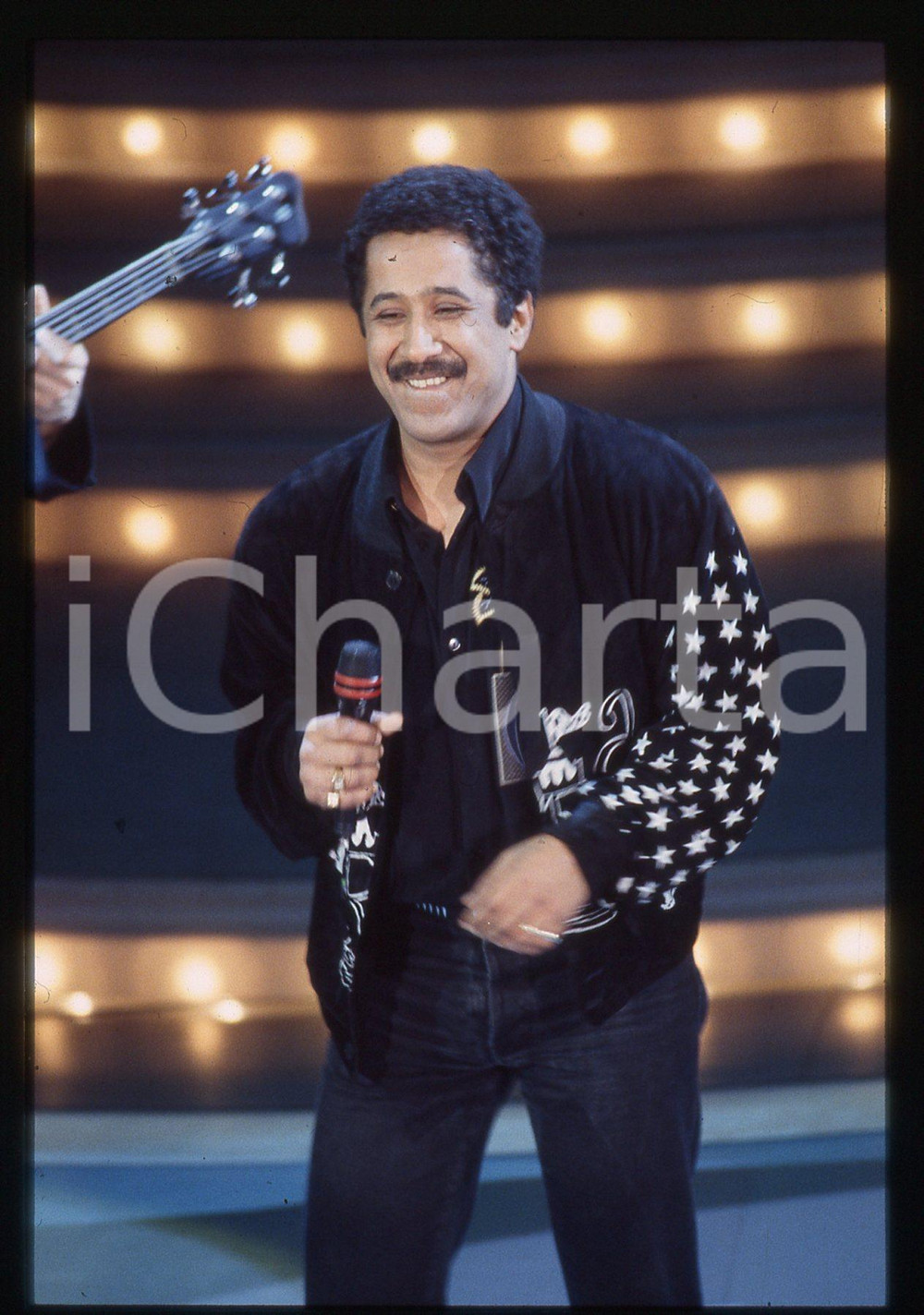 35mm vintage slide* 1995 FESTIVAL SANREMO - KHALED (2)