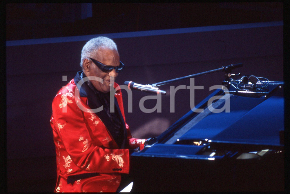 35mm vintage slide* 1995 FESTIVAL SANREMO - Ray CHARLES (3)