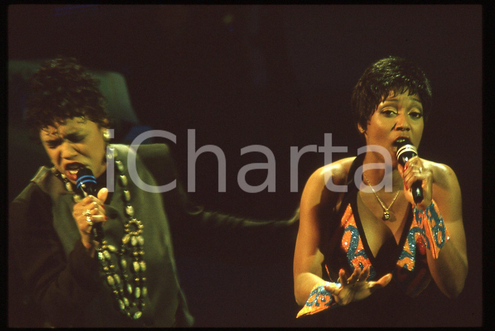 35mm vintage slide* 1994 FESTIVAL SANREMO - Amii STEWART e Dee Dee BRIDGEWATER