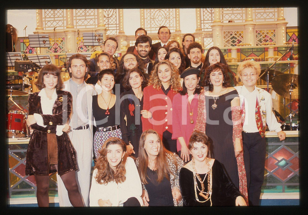 35mm vintage slide* 1994 FESTIVAL SANREMO Andrea BOCELLI GIORGIA Pippo BAUDO 17