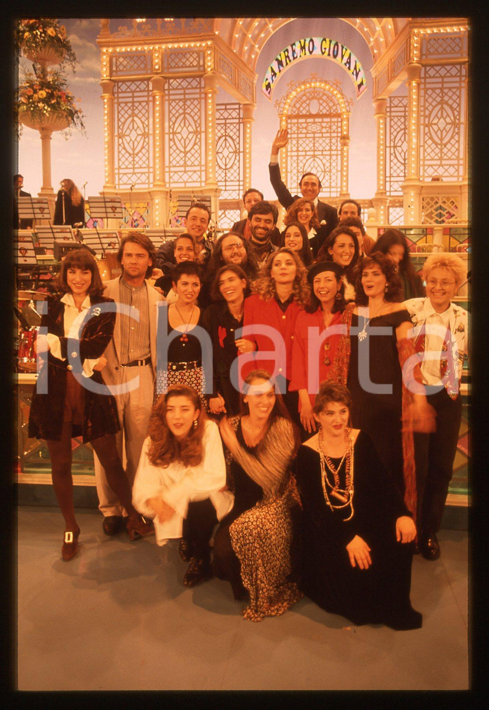 35mm vintage slide* 1994 FESTIVAL SANREMO Andrea BOCELLI GIORGIA Pippo BAUDO 18