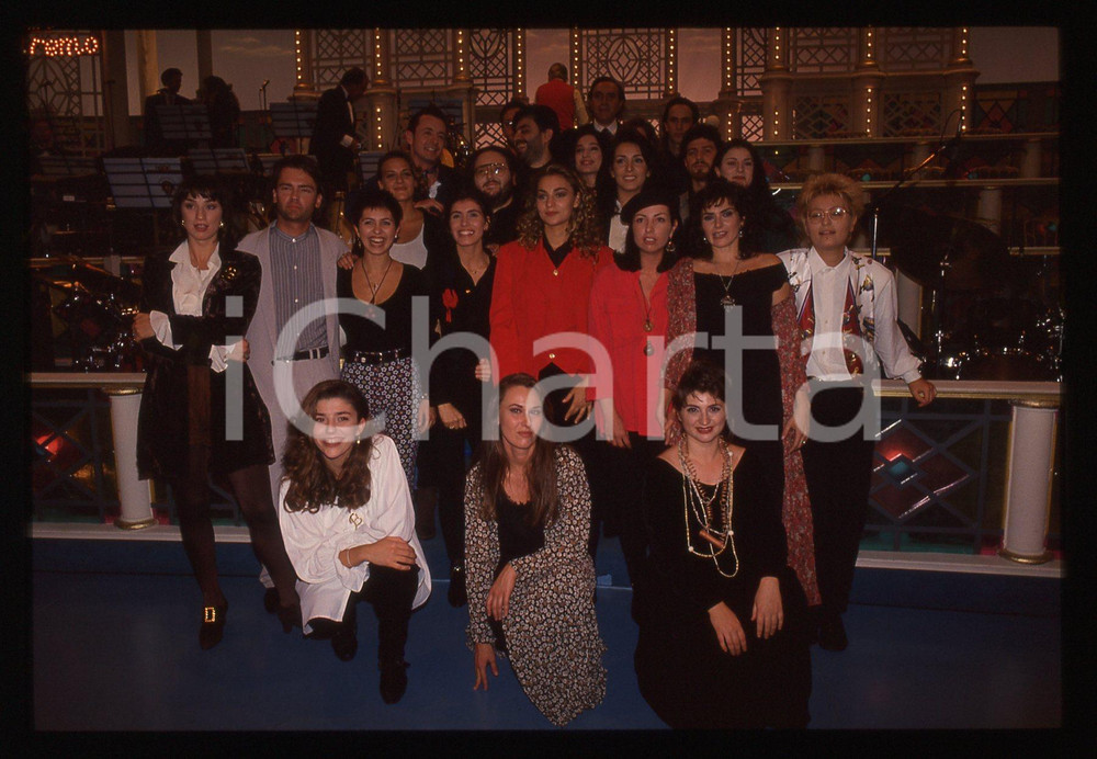 35mm vintage slide* 1994 FESTIVAL SANREMO Andrea BOCELLI GIORGIA Pippo BAUDO 19