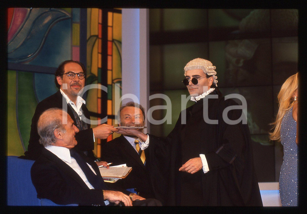 35mm vintage slide* 1994 FESTIVAL SANREMO - Sandro CIOTTI e Renato ZERO