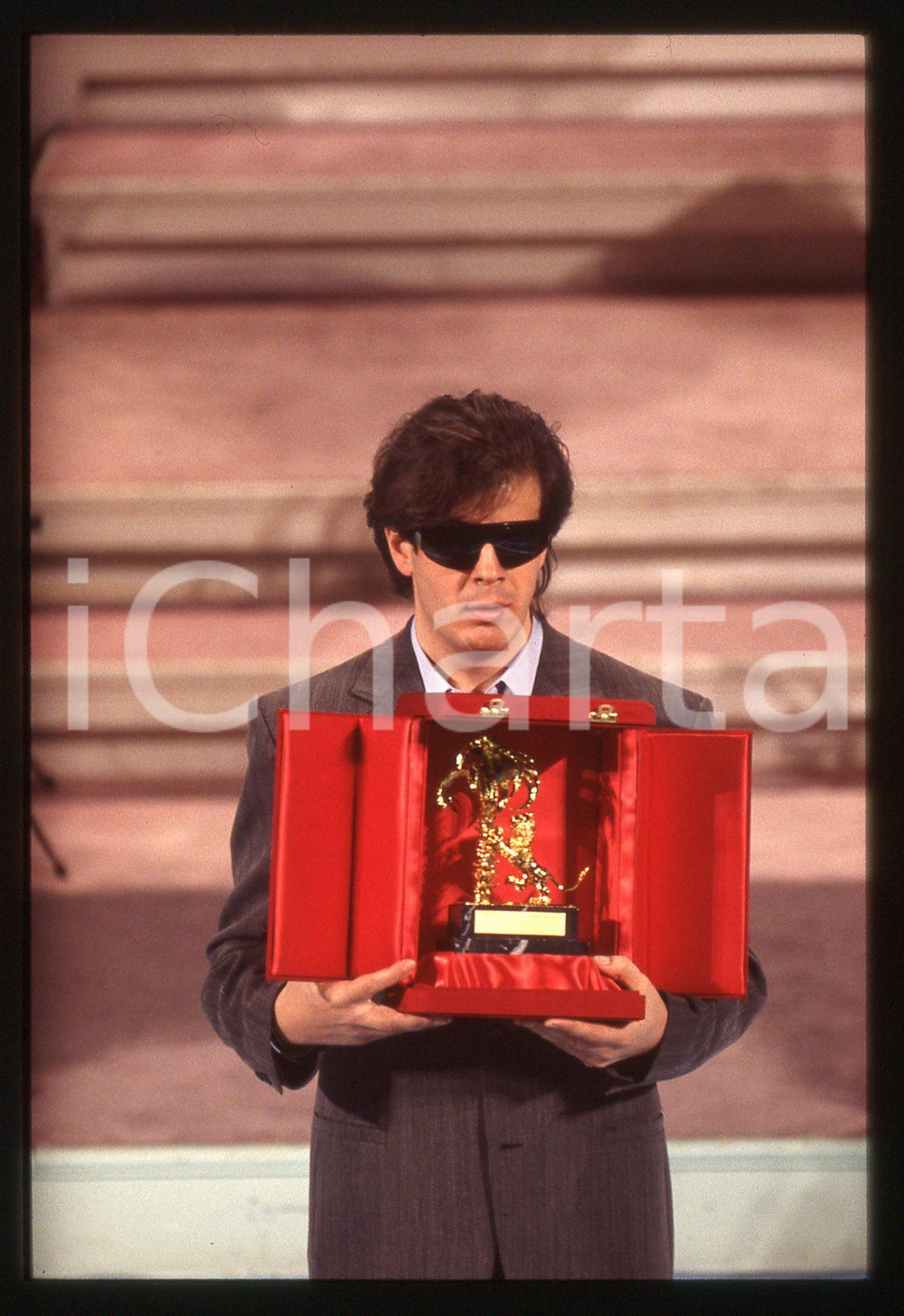 Fotografia d epoca originale 35mm vintage slide 1994 FESTIVAL SANREMO  Aleandro BALDI 3 1