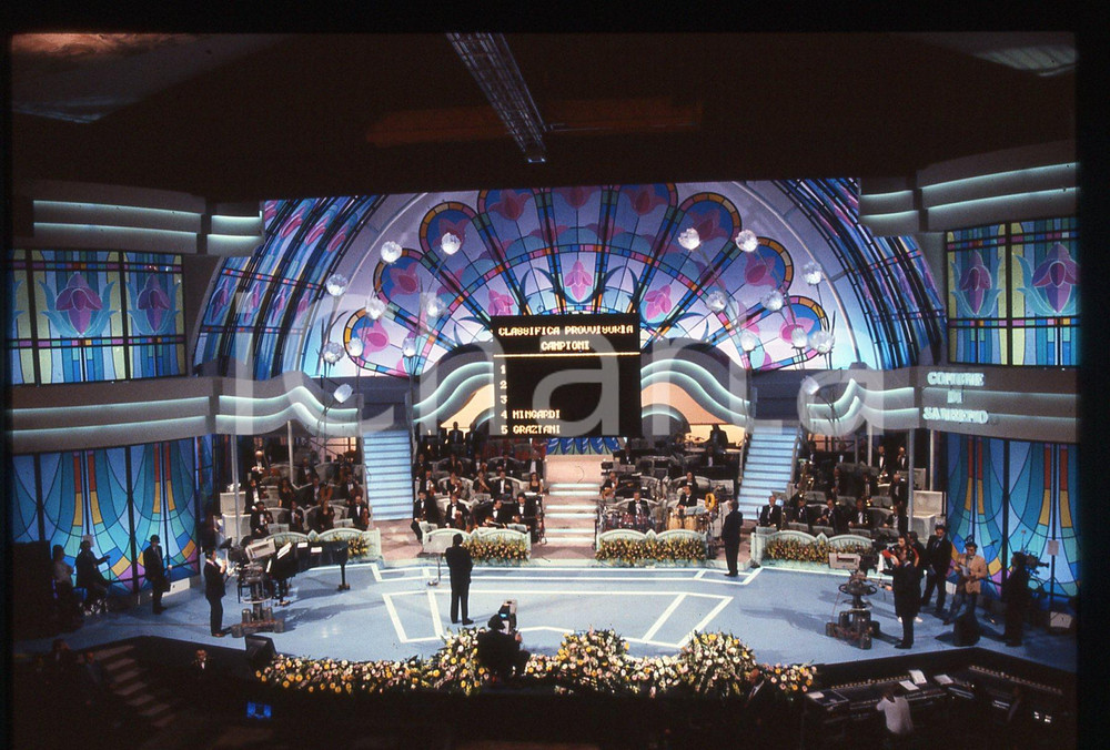 35mm vintage slide* 1994 FESTIVAL SANREMO - Pippo BAUDO (11)