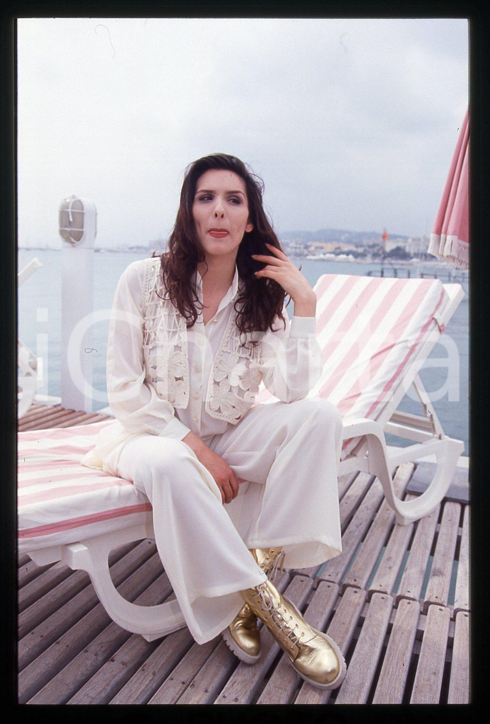 35mm vintage slide* 1994 FESTIVAL CANNES - Alessandra DI SANZO (32)