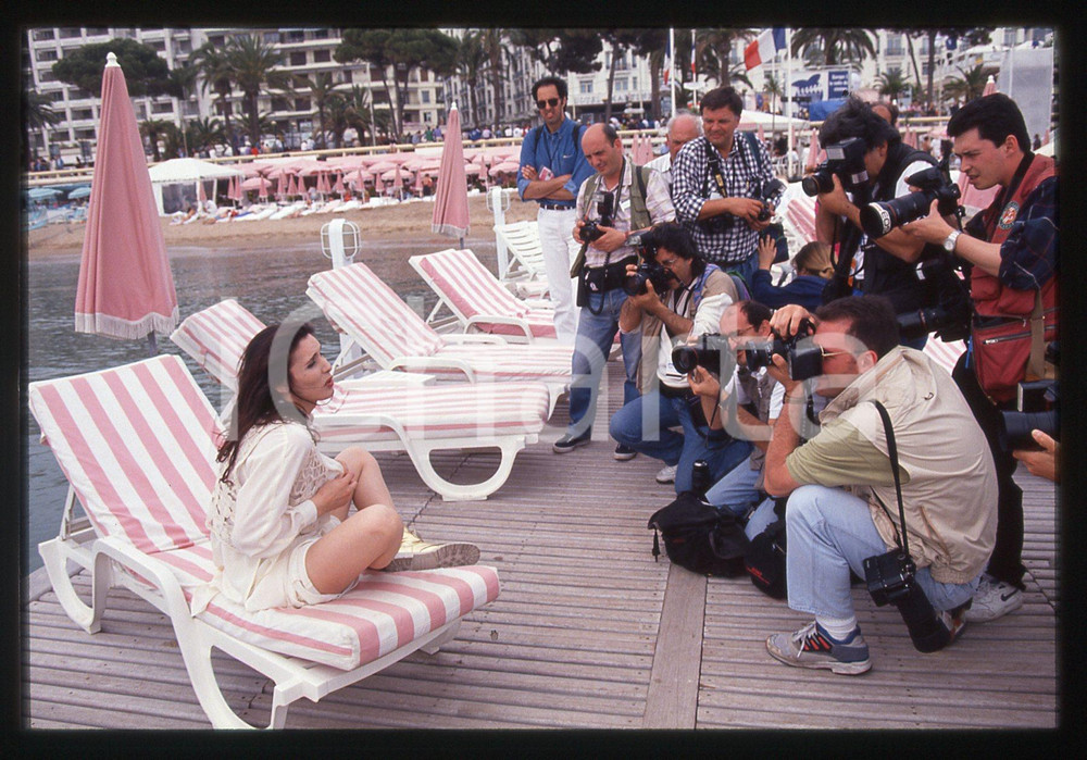 35mm vintage slide* 1994 FESTIVAL CANNES - Alessandra DI SANZO (33)