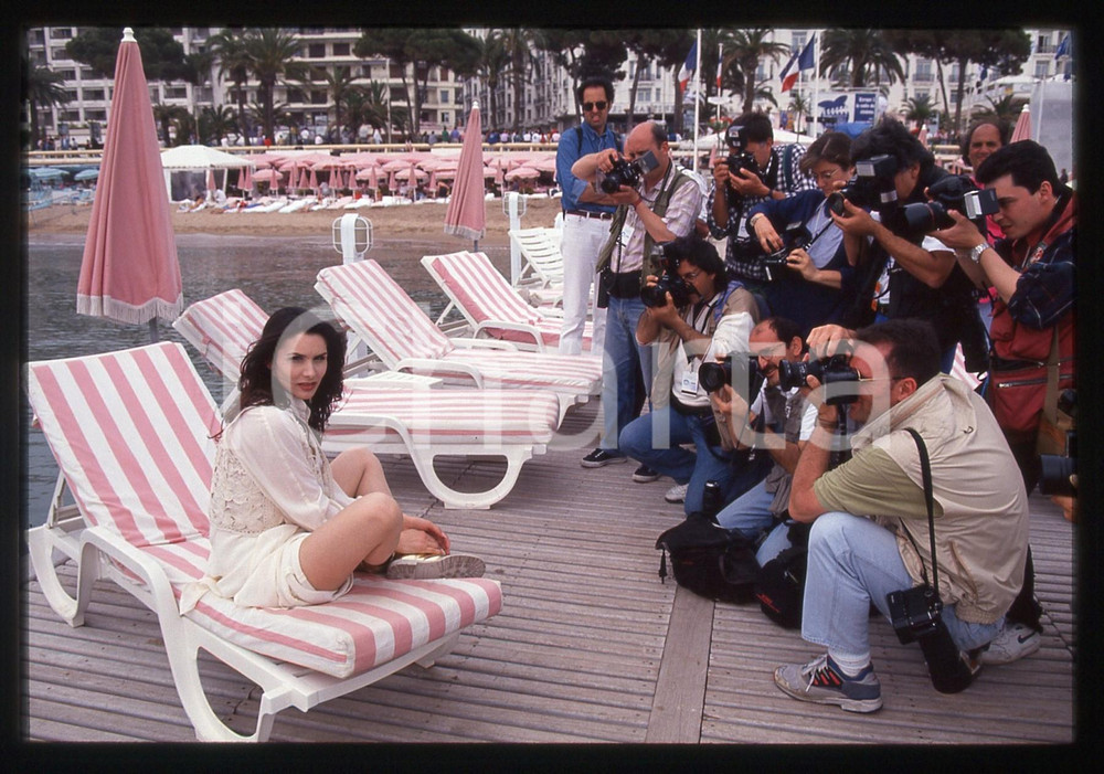35mm vintage slide* 1994 FESTIVAL CANNES - Alessandra DI SANZO (38)