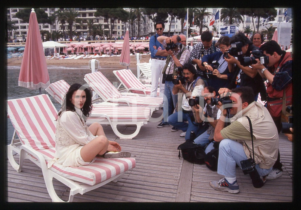 35mm vintage slide* 1994 FESTIVAL CANNES - Alessandra DI SANZO (52)