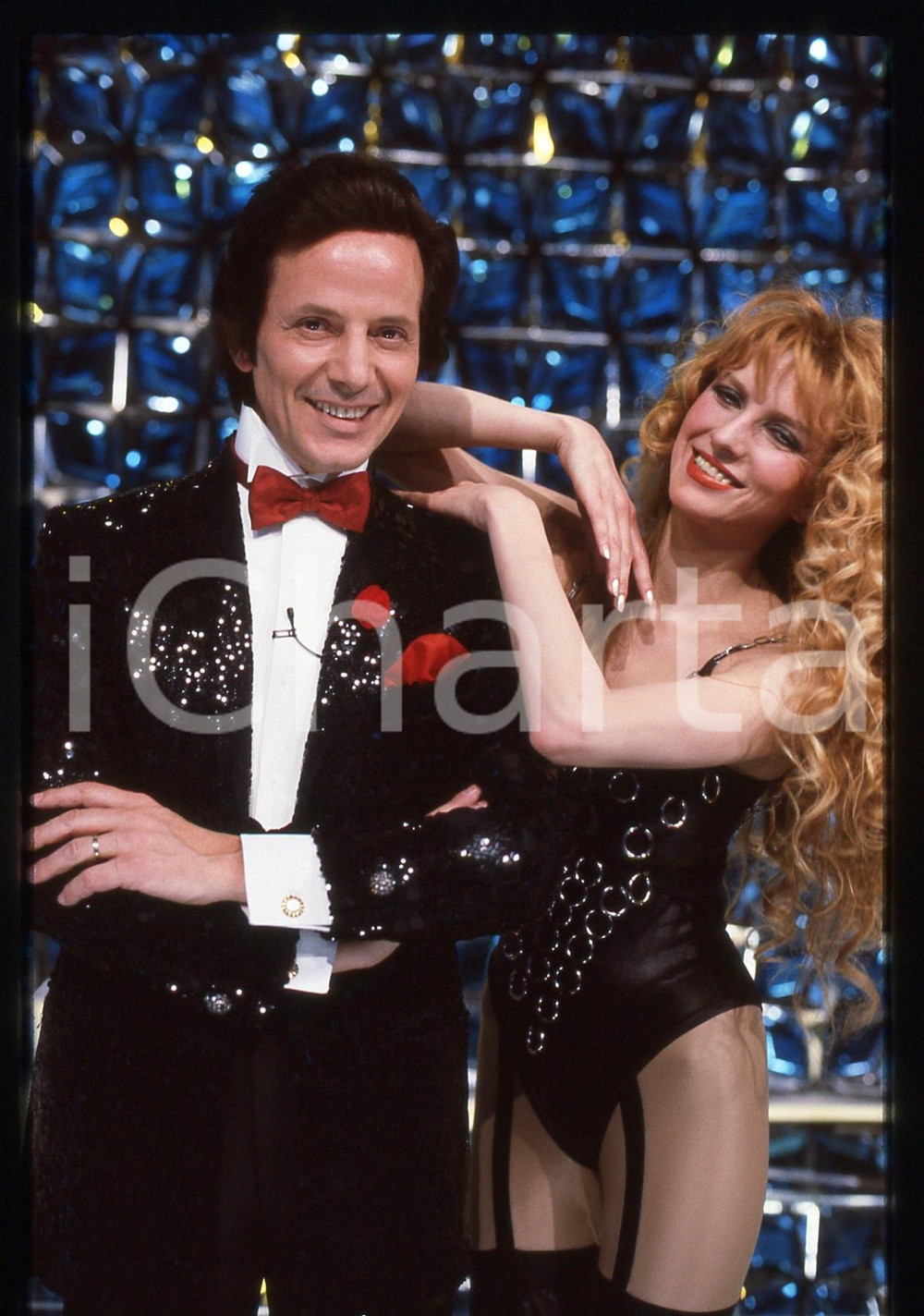 35mm vintage slide* 1984 RAI 2 IL TRAPPOLONE - Valletta ROSSELLA e Mago SILVAN 2