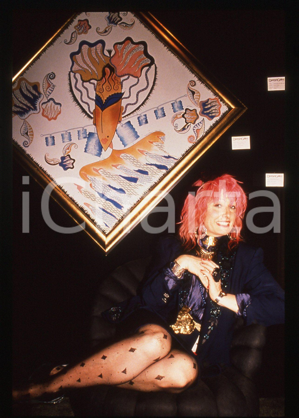 35mm vintage slide* 1990 ca COSTUME - Zandra RHODES (2)