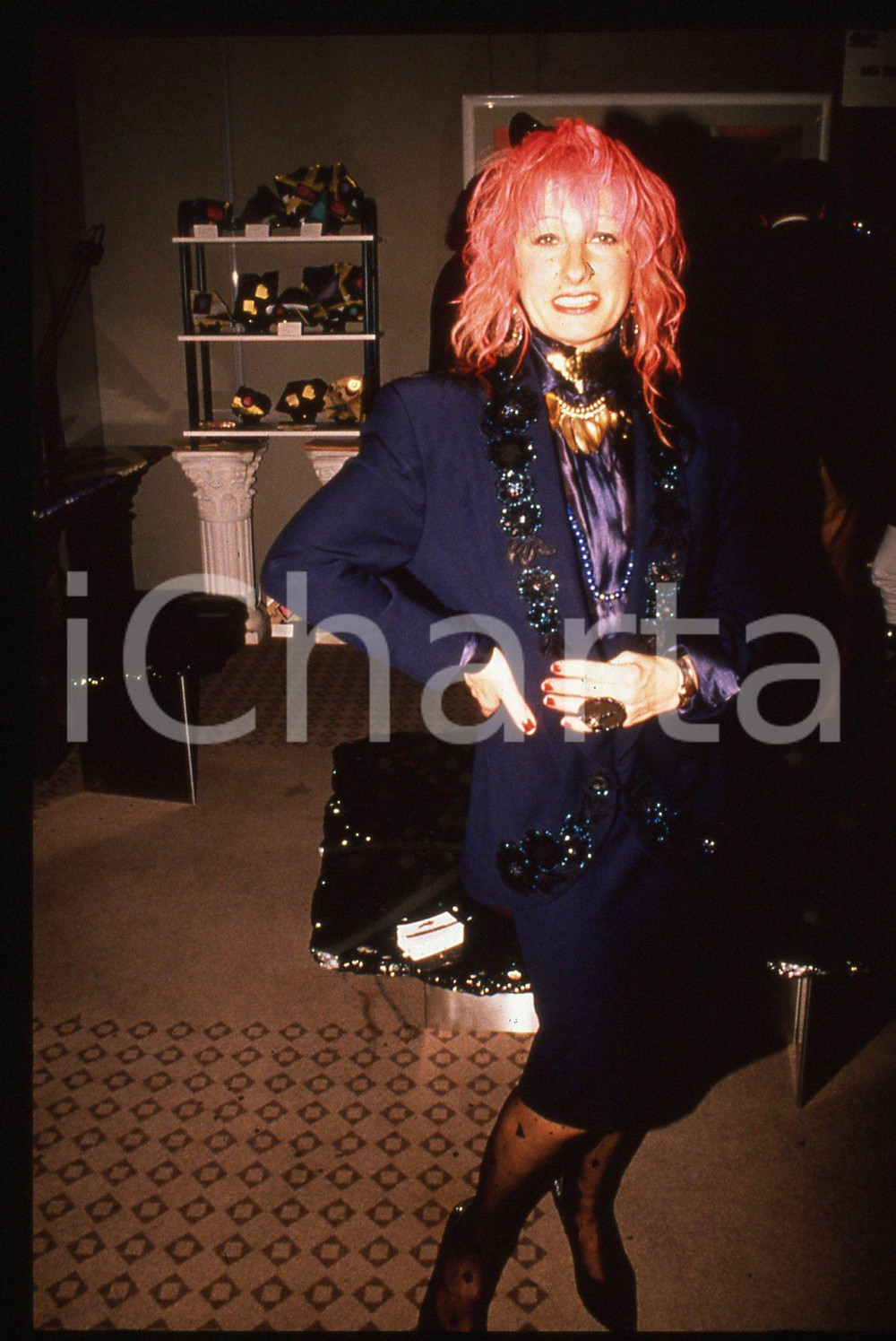 35mm vintage slide* 1990 ca COSTUME - Zandra RHODES (3)