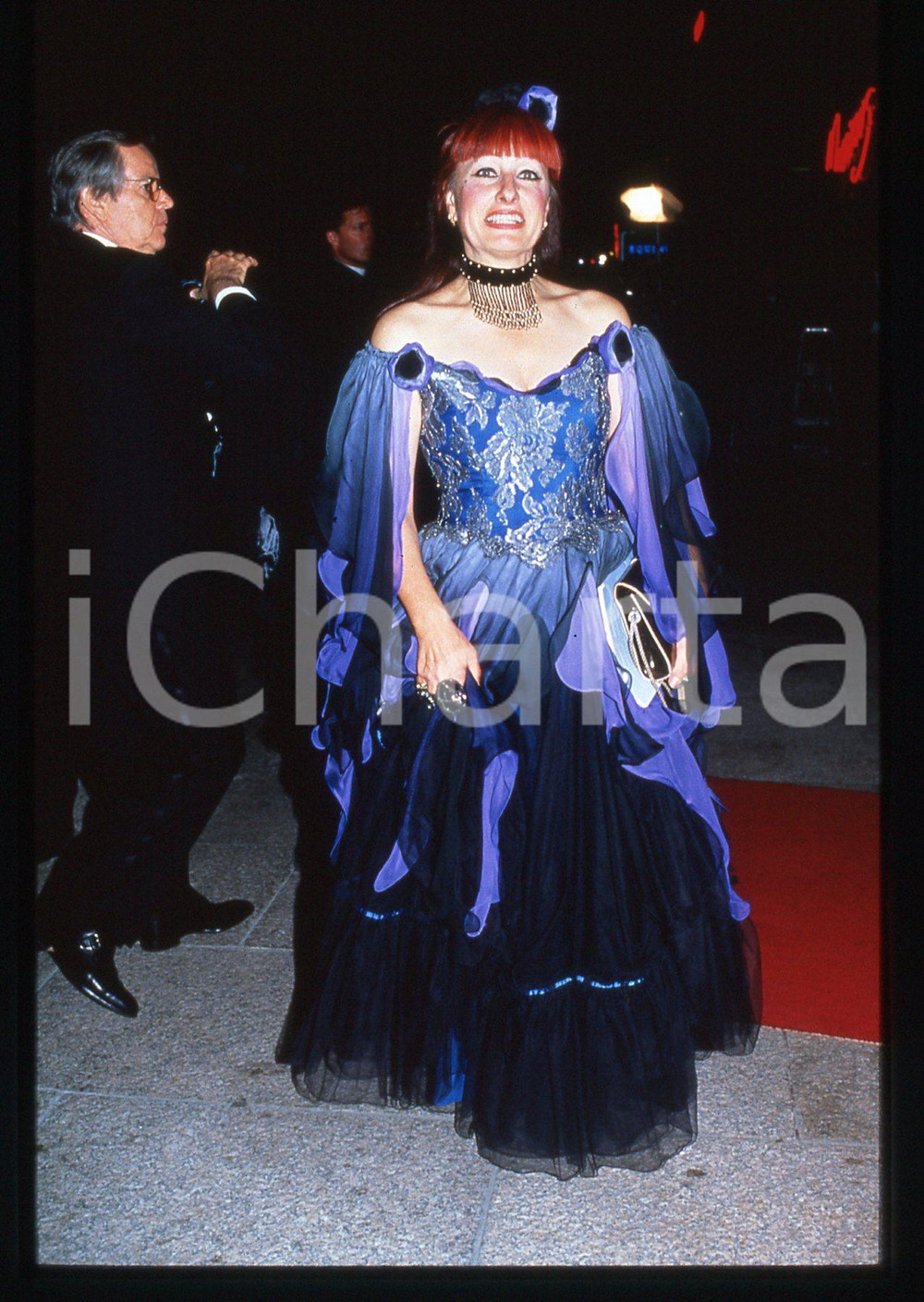 35mm vintage slide* 1990 ca COSTUME - Zandra RHODES (5)